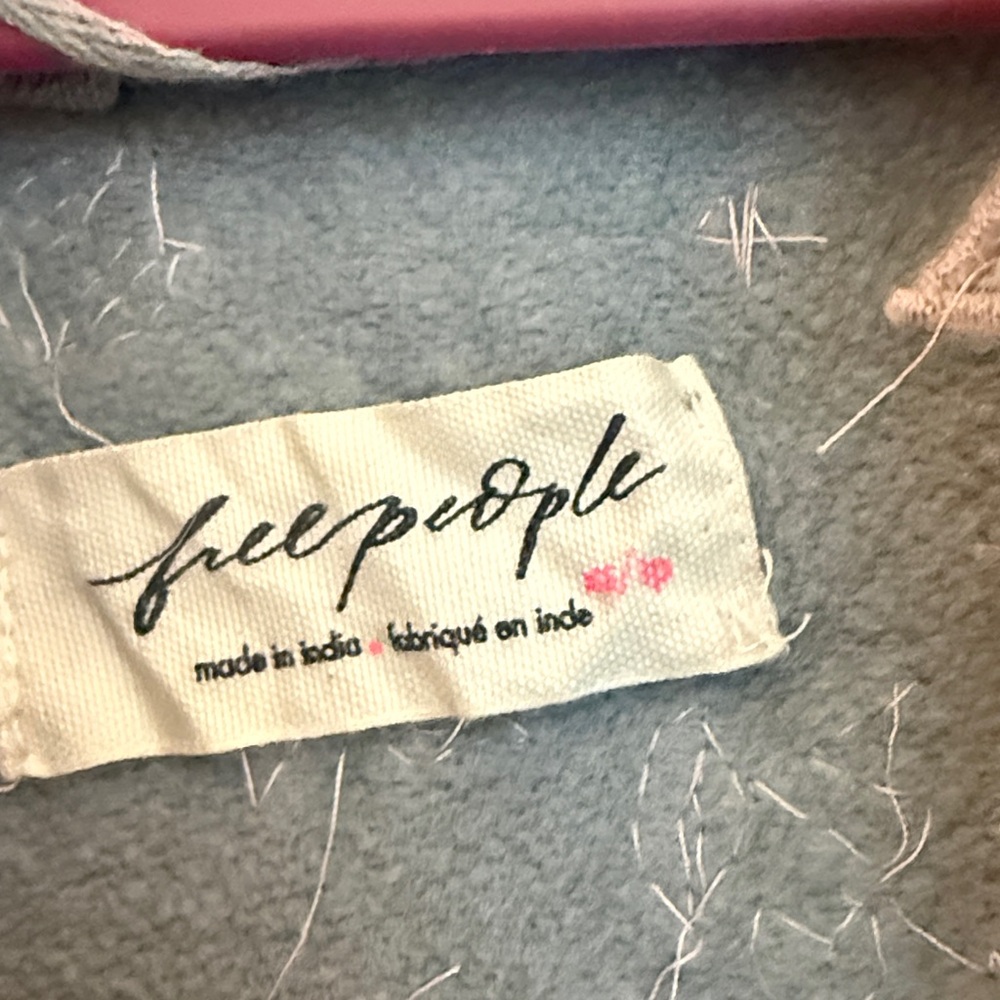 Free People Cozy Gray Fabric - Picture 4 of 5
